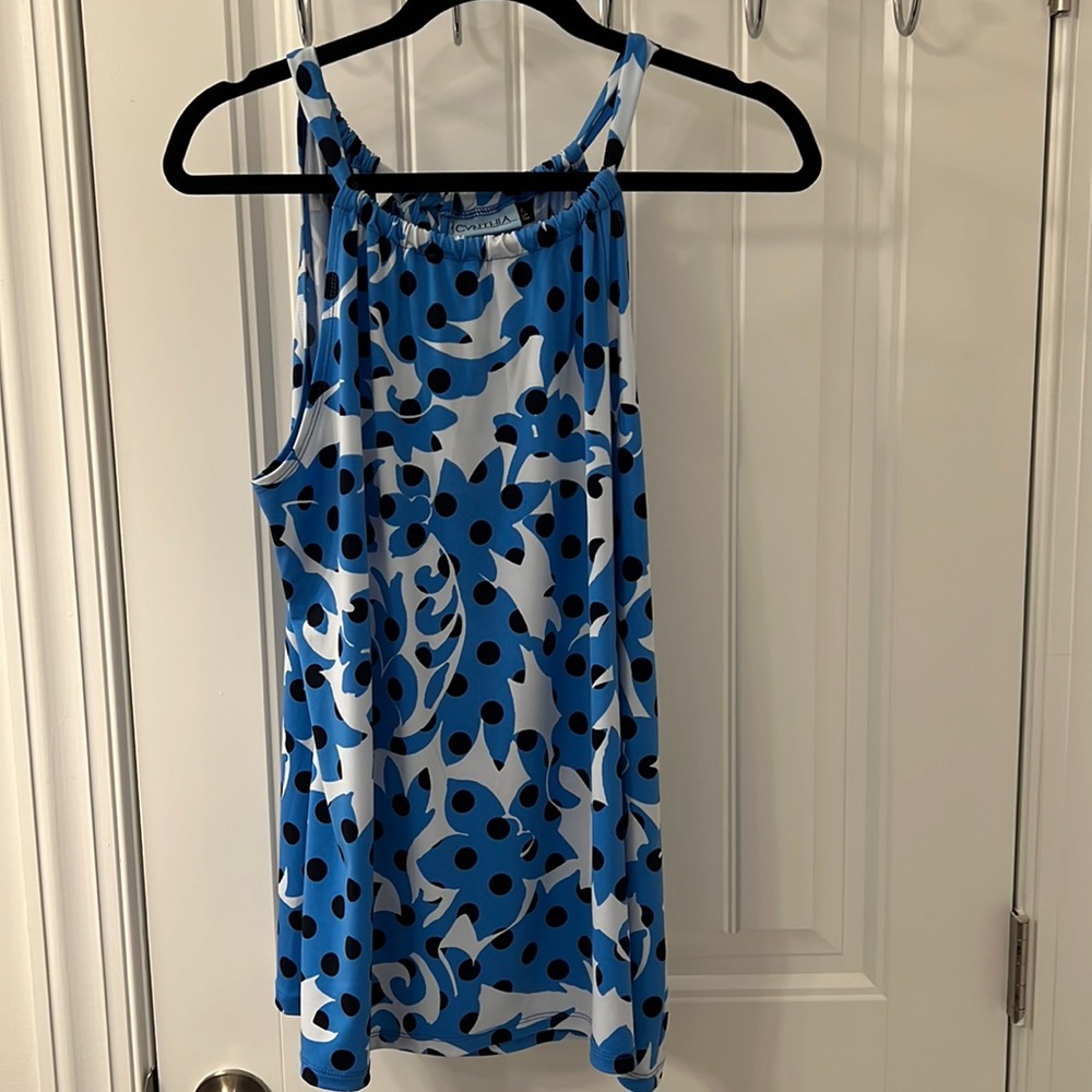 Cynthia Rowley Halter tie top/blouse